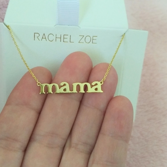 Rachel Zoe Stationary Mama Necklace 